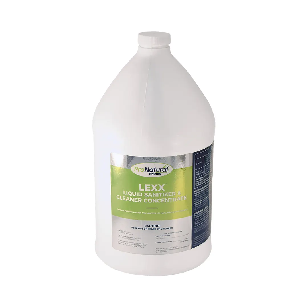 Stoelting 265003 LEXX Liquid Sanitizer & Cleaner, 1 Gallon, Low pH, Biodegradable, NSF Certified