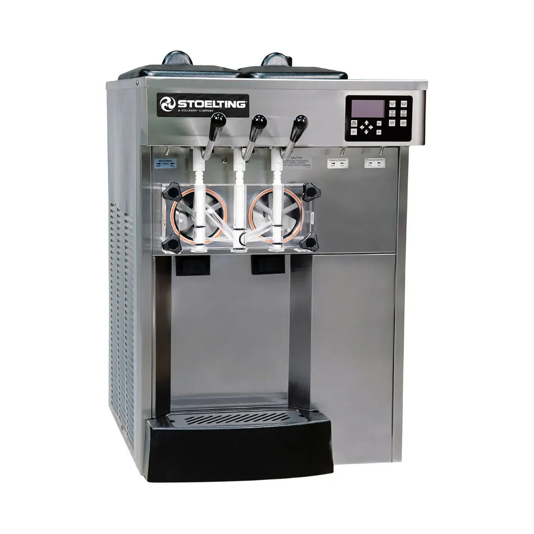 Stoelting E131-309I2YG2 Soft‑Serve Machine, Air‑Cooled, 208‑230 V, 2 × 12 qt Hoppers
