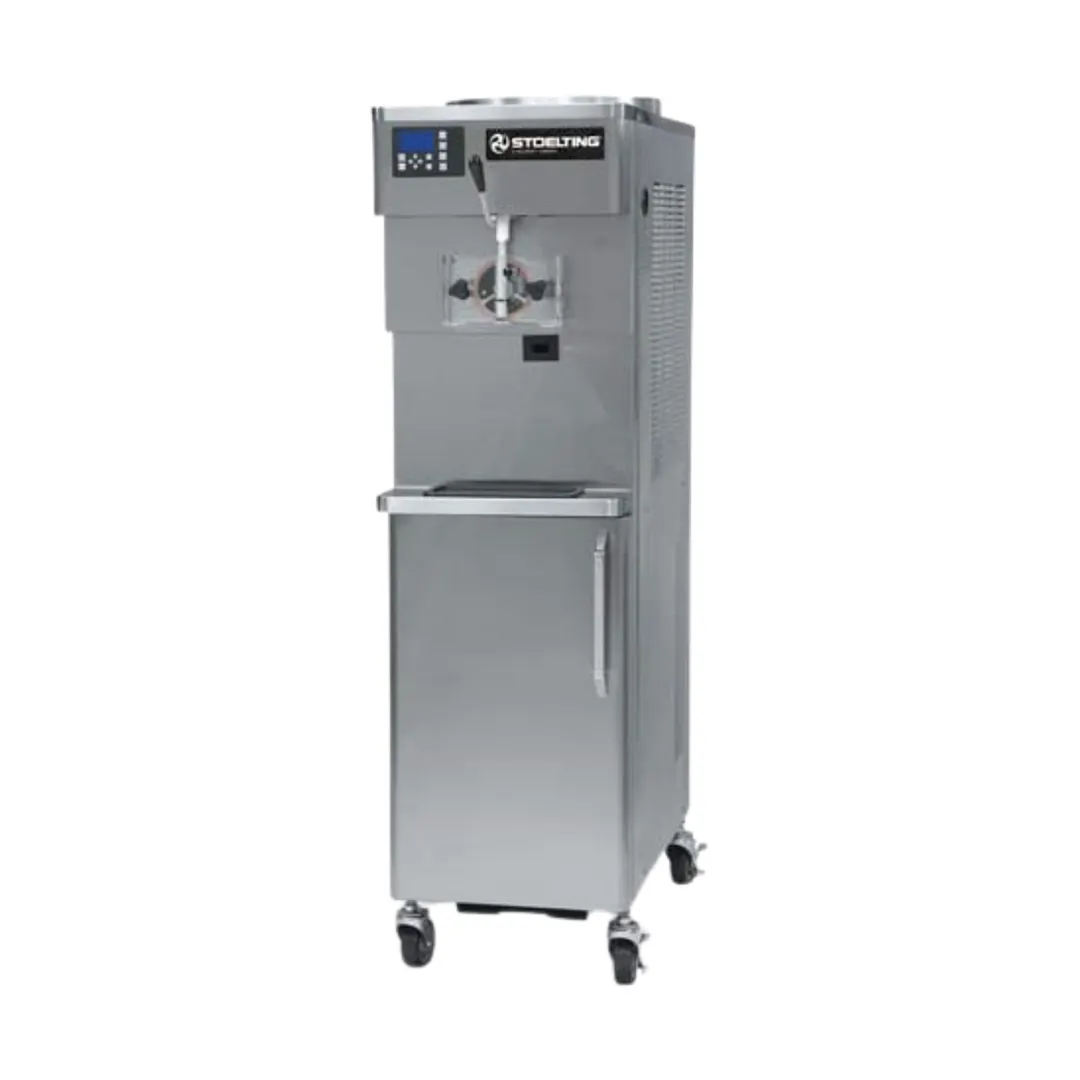 Stoelting U411X-114I2 Floor Ice Cream Machine Water-Cooled 380-415V 4-qt 2 HP IntelliTec2 Touchpad