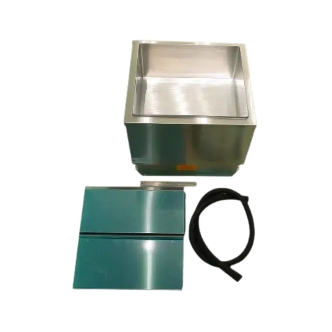 Cornelius 162468003 Ice Chest Countertop, 80 Ib Ice Capacity, 9-Circuit Post-Mix Cold Plate, No Legs