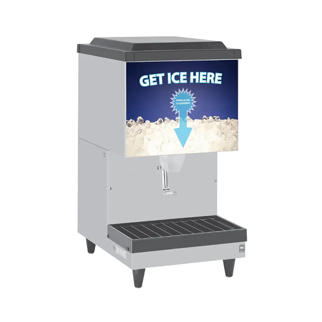 Cornelius 621058406 D45 Countertop Ice Dispenser, 45 Lb Capacity, Manual, 28" Hopper, 115V 1.0A NSF