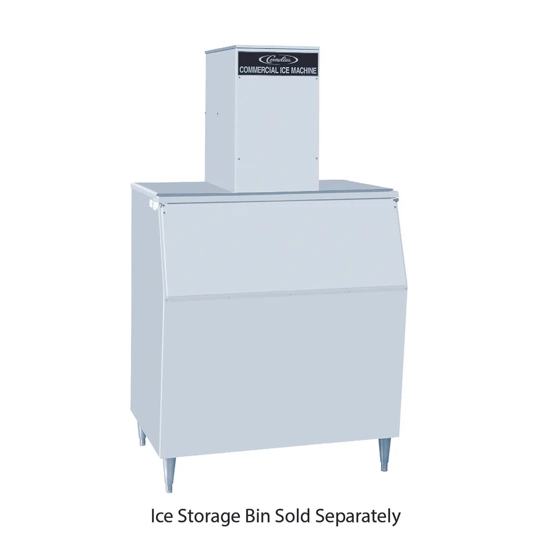 Cornelius 621058681 Nugget Ice Maker, 1100 lb/24 hr, Stainless Steel, 115V, R407A, cULus NSF