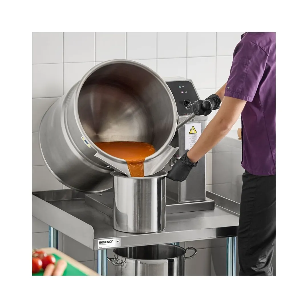 Cleveland KET12T 12 Gallon Countertop Tilting 2/3 Steam Jacketed Electric Kettle