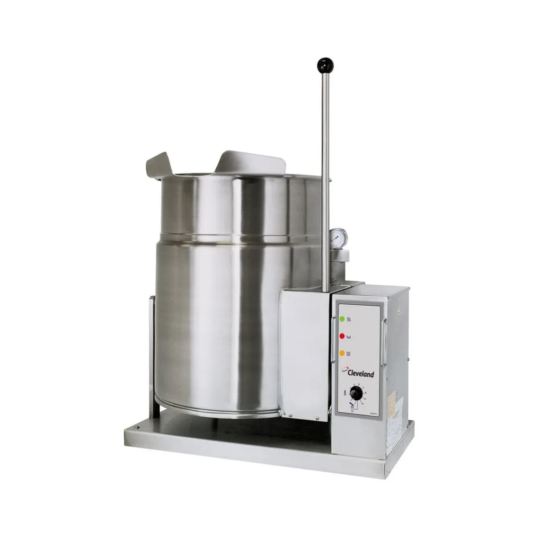 Cleveland KGT6T 6 Gallon Countertop Tilting 2/3 Steam Jacketed Gas Kettle, 34.000 BTU