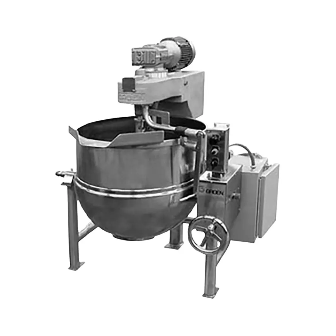 Groen DL-80, TA/3 80 Gallon Floor Tilting 2/3 Steam Jacketed Direct Steam Kettle Mixer