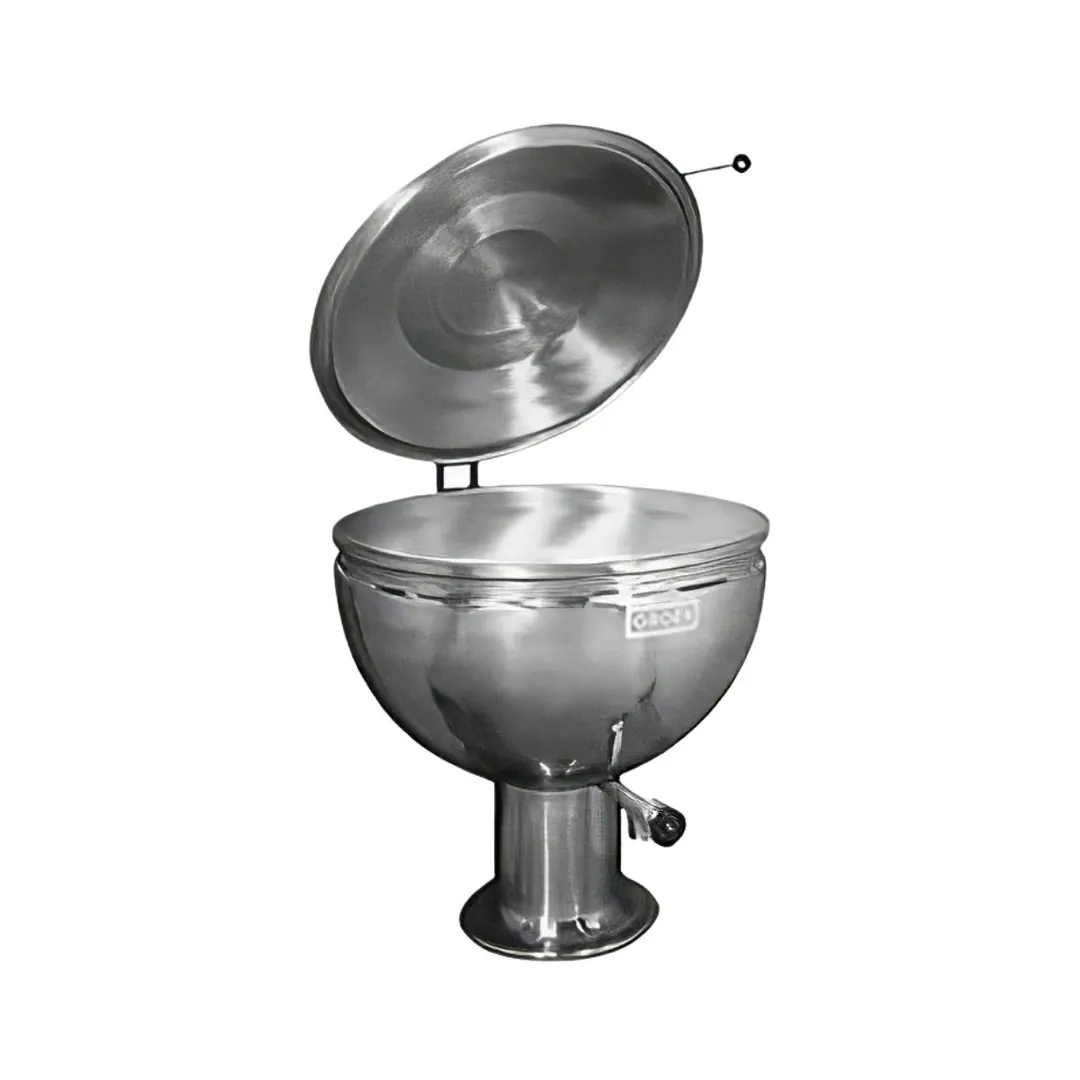 Groen GPT-40 40 Gallon Floor Stationary Full Steam Jacketed Direct Steam Kettle w/ Pedestal Base