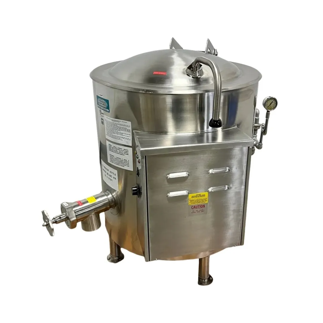 Legion LEC-20MV 20 Gallon Floor Stationary 2/3 Steam Jacketed Electric Kettle w/ Tri-Leg