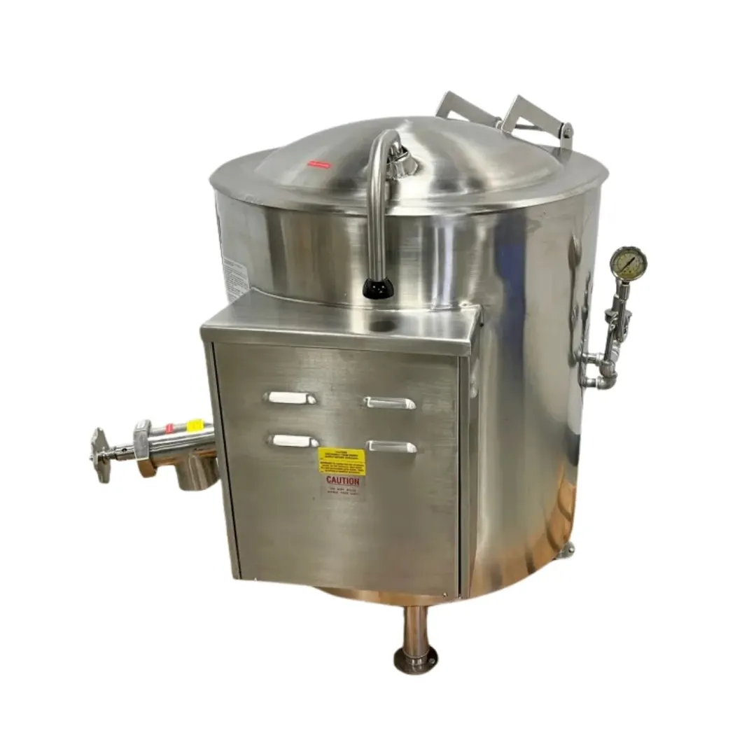 Legion LEC-20MV 20 Gallon Floor Stationary 2/3 Steam Jacketed Electric Kettle w/ Tri-Leg