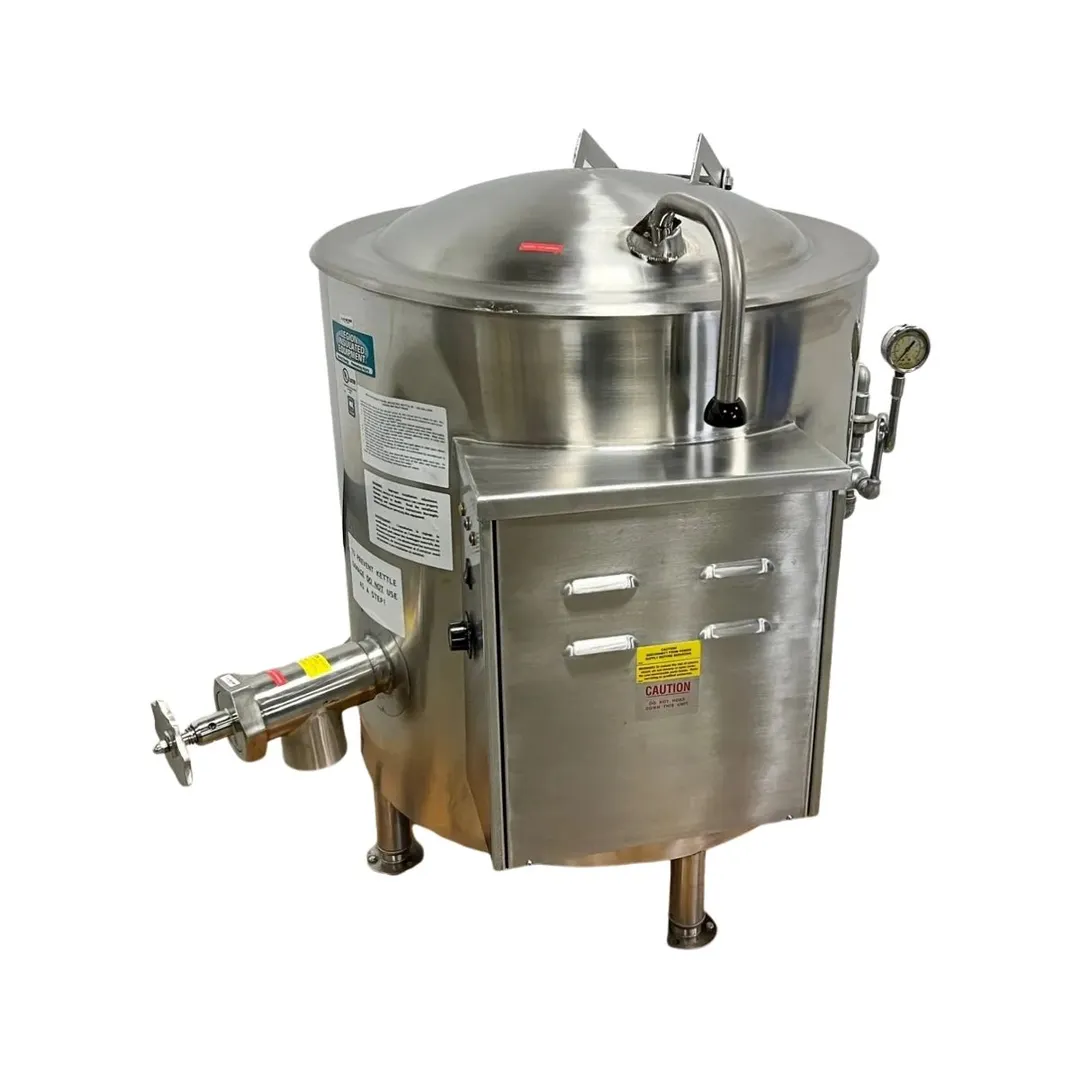 Legion LEC-30MV 30 Gallon Floor Stationary 2/3 Steam Jacketed Electric Kettle w/ Tri-Leg