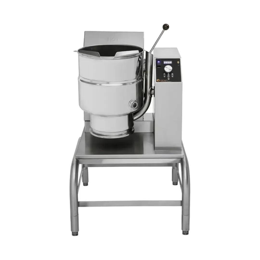 Groen TDH-20C2T 5 Gallon Countertop Tilting 2/3 Steam Jacketed Gas Kettle, 31.000 BTU