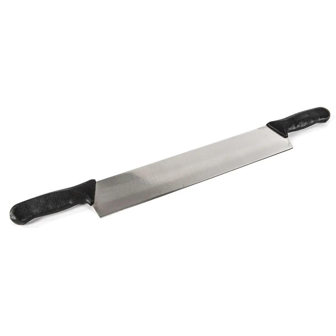 Concasse MCCQUE15 Cheese Knife, 15" Double Hand, 14"-16" Blade, Premium Stainless Steel