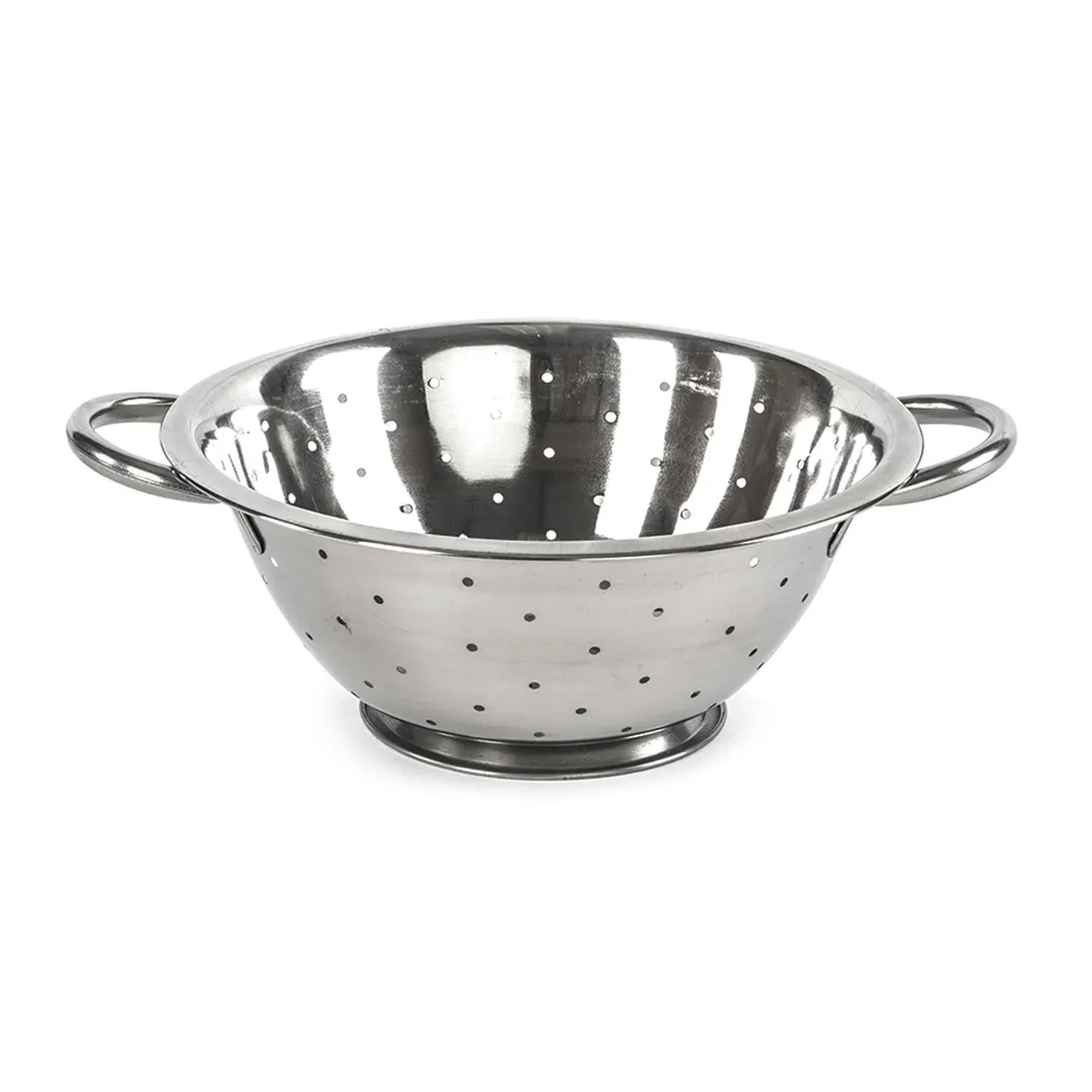 Concasse MCEAI13L Colander with Base, 13 Qt Stainless Steel Kitchen Strainer, Heavy‑Duty Construction