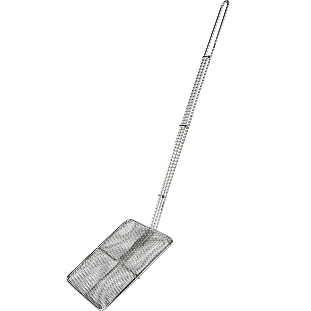 Concasse MCEPCMF Skimmer - 6" Square Fine-Coarse Mesh Kitchen Utensil, Stainless Steel