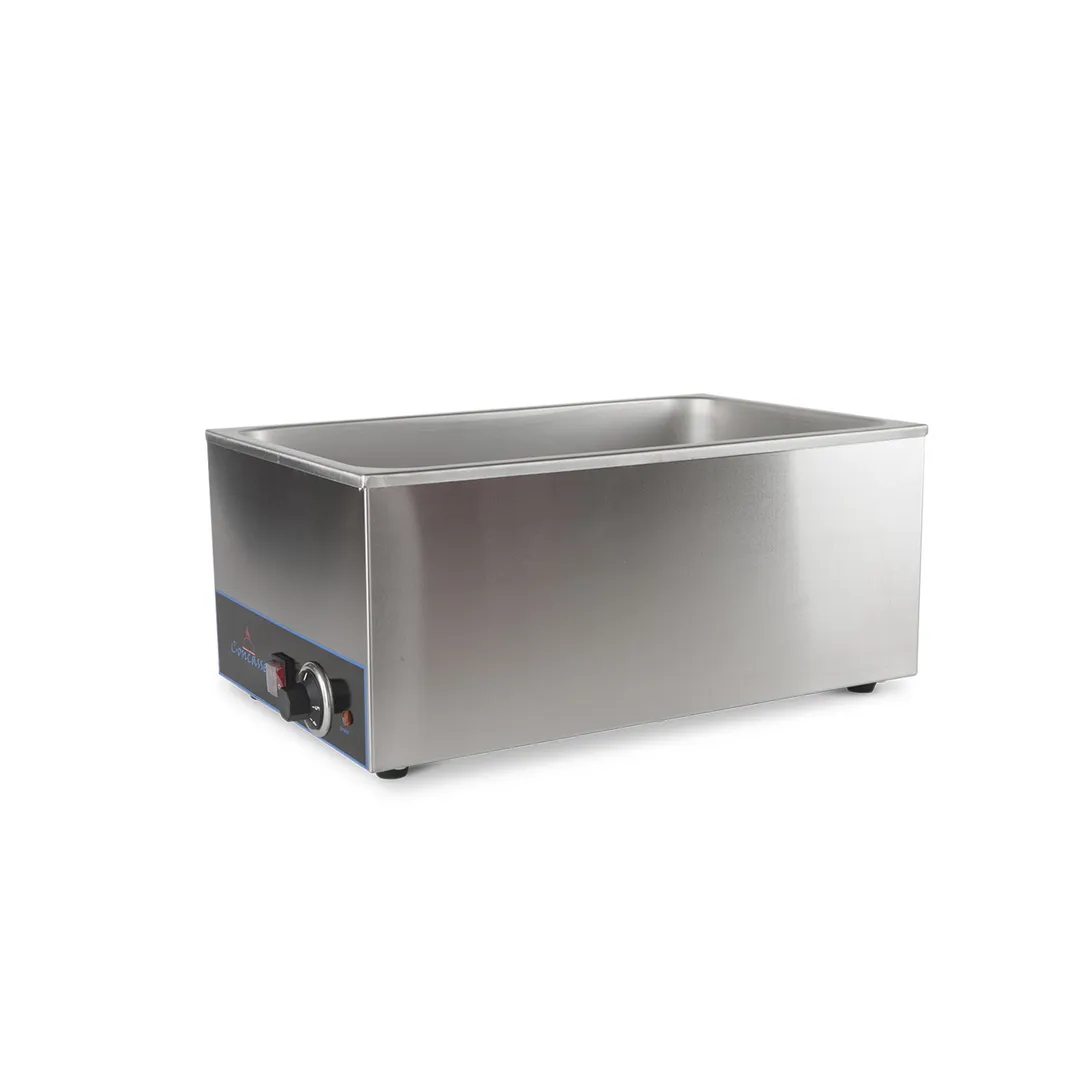 Concasse MCHEL1100 Electric Chafer, 12" x 20" Stainless Steel, Adjustable Thermostat, 1200W