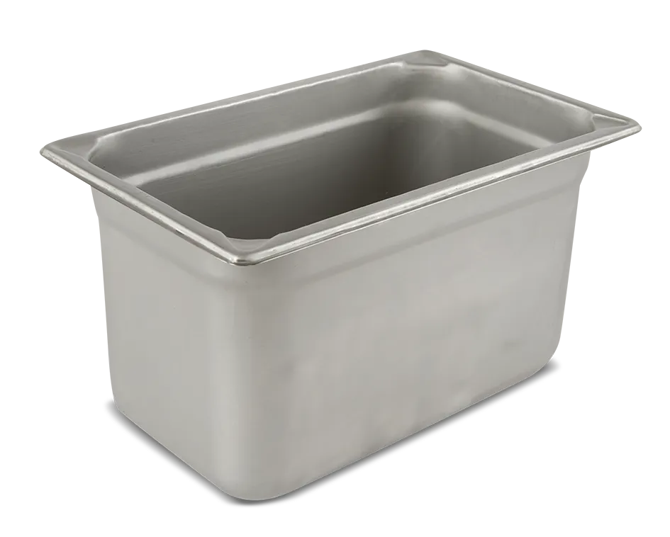Concasse MCI241110 Full-Size Stainless Steel Steam Table Pan, 20-3/4" x 12-3/4" x 4"