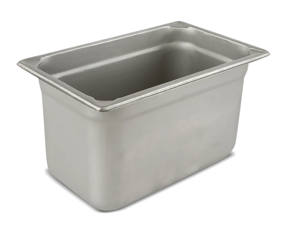 Concasse MCI241120 Full-Size Stainless Steel Steam Table Pan, 20-3/4" x 12-3/4" x 8", NSF