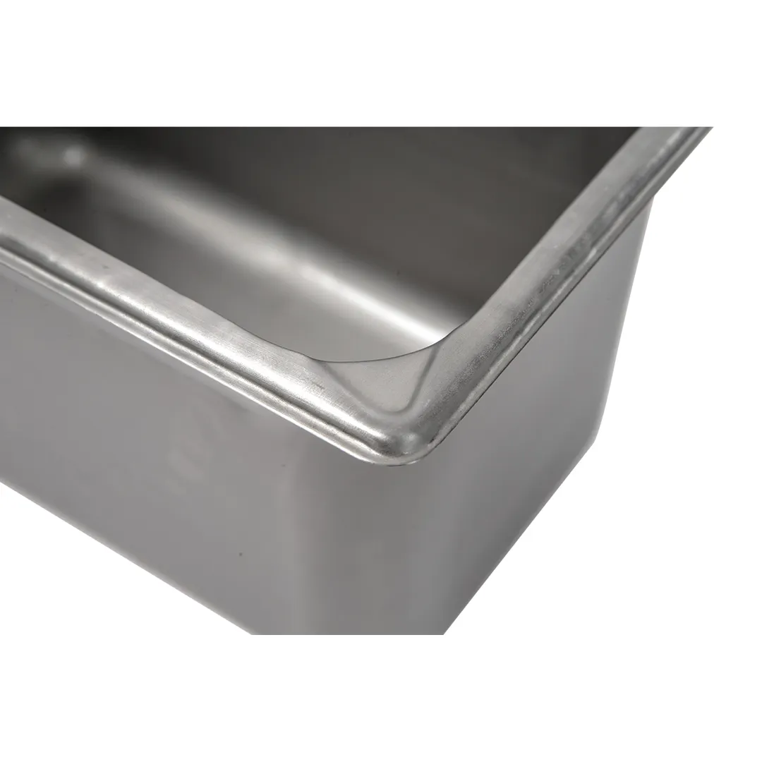 Concasse MCI241302 Stainless Steel Steam Table Pan, 1/3 Size, 6-7/8" x 12-3/4" x 1"