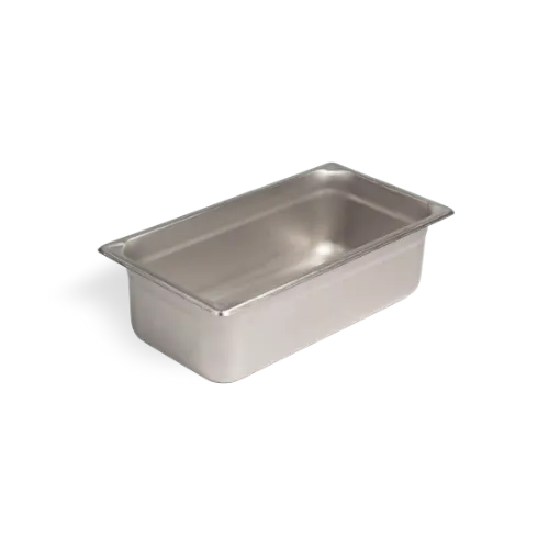 Concasse MCI241302 Stainless Steel Steam Table Pan, 1/3 Size, 6-7/8" x 12-3/4" x 1"