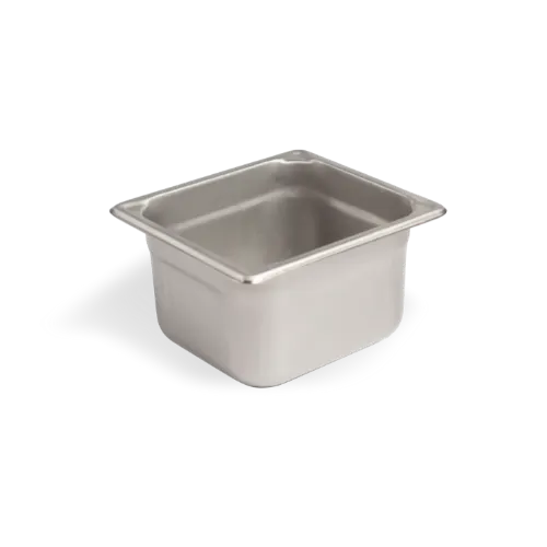 Concasse MCI241606 Stainless Steel Steam Table Pan, 1/6 Size, 6-7/8" x 6-1/4" x 2-1/2", NSF