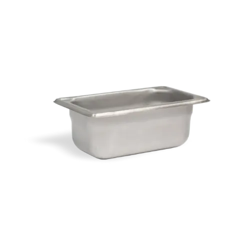 Concasse MCI241904 Stainless Steel Steam Table Pan, 1/9 Size, 6-7/8" x 4-1/4" x 1-1/2", NSF