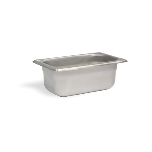 Concasse MCI241915 Stainless Steel Steam Table Pan, 1/9 Size, 6-7/8" x 4-1/4" x 6", NSF