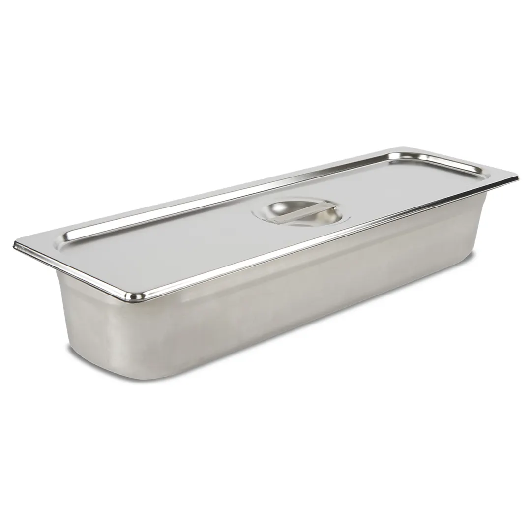 Concasse MCI242310 Stainless Steel Steam Table Pan, 2/3 Size, 13-4/5" x 12-3/4" x 4", NSF