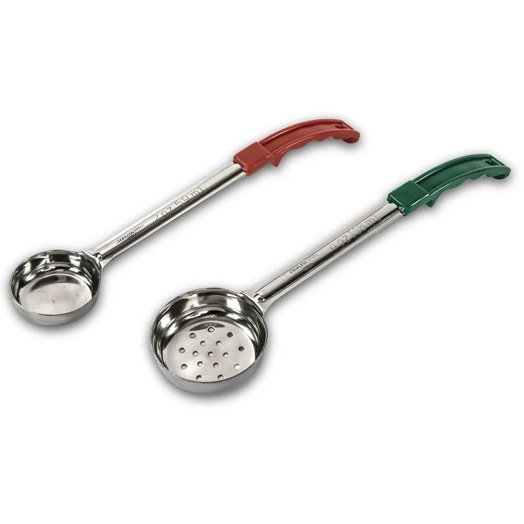 Concasse MCP02E Portion Control Spoon – 2 oz Solid Stainless Steel Spoon with Red Handle