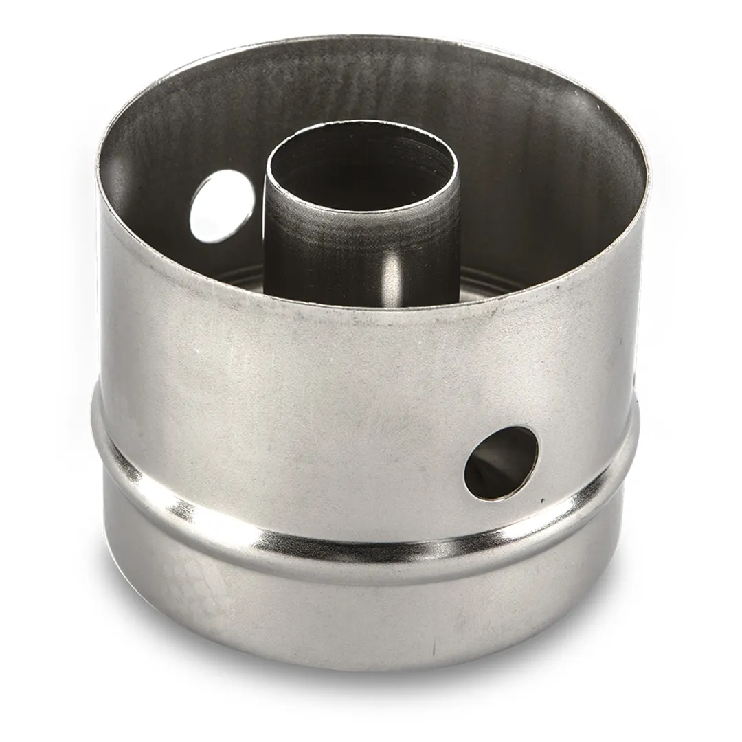 Concasse MCPACOR02 - 3" Round Stainless Steel Skull Cookie Cutter, Durable Baking Smallware