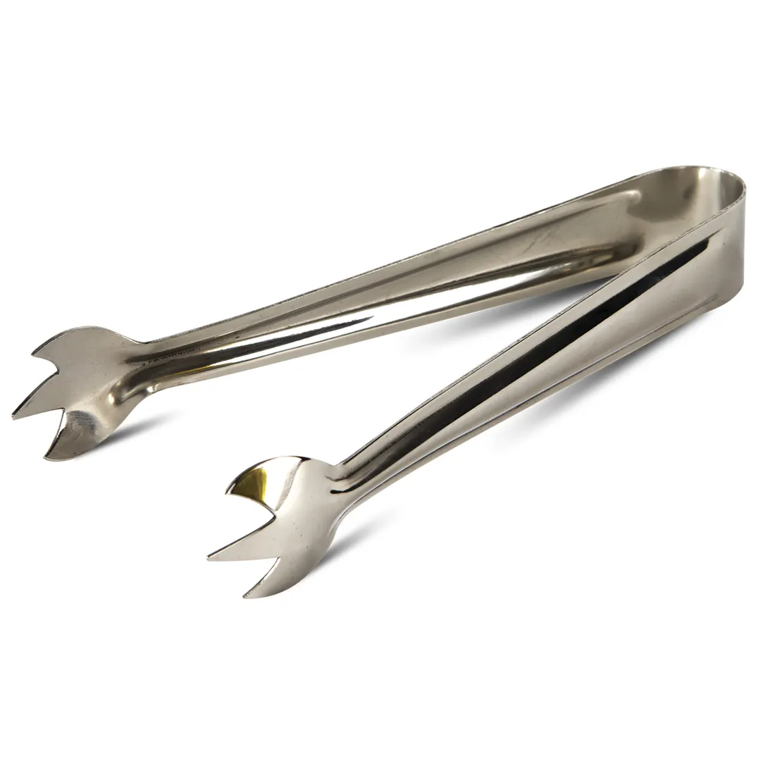 Concasse MCPAIH01 Stainless Steel Ice & Pom Tongs, 3-Prong Design, Durable Food-Safe Finish