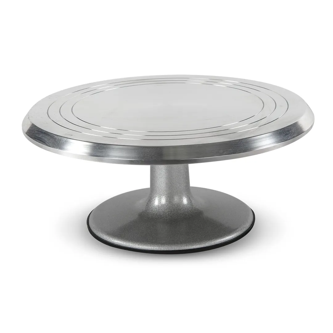 Concasse MCPAISTG13 Revolving Cake Cover Stand, 13" Aluminum Skull Design, Premium Baking Smallwares