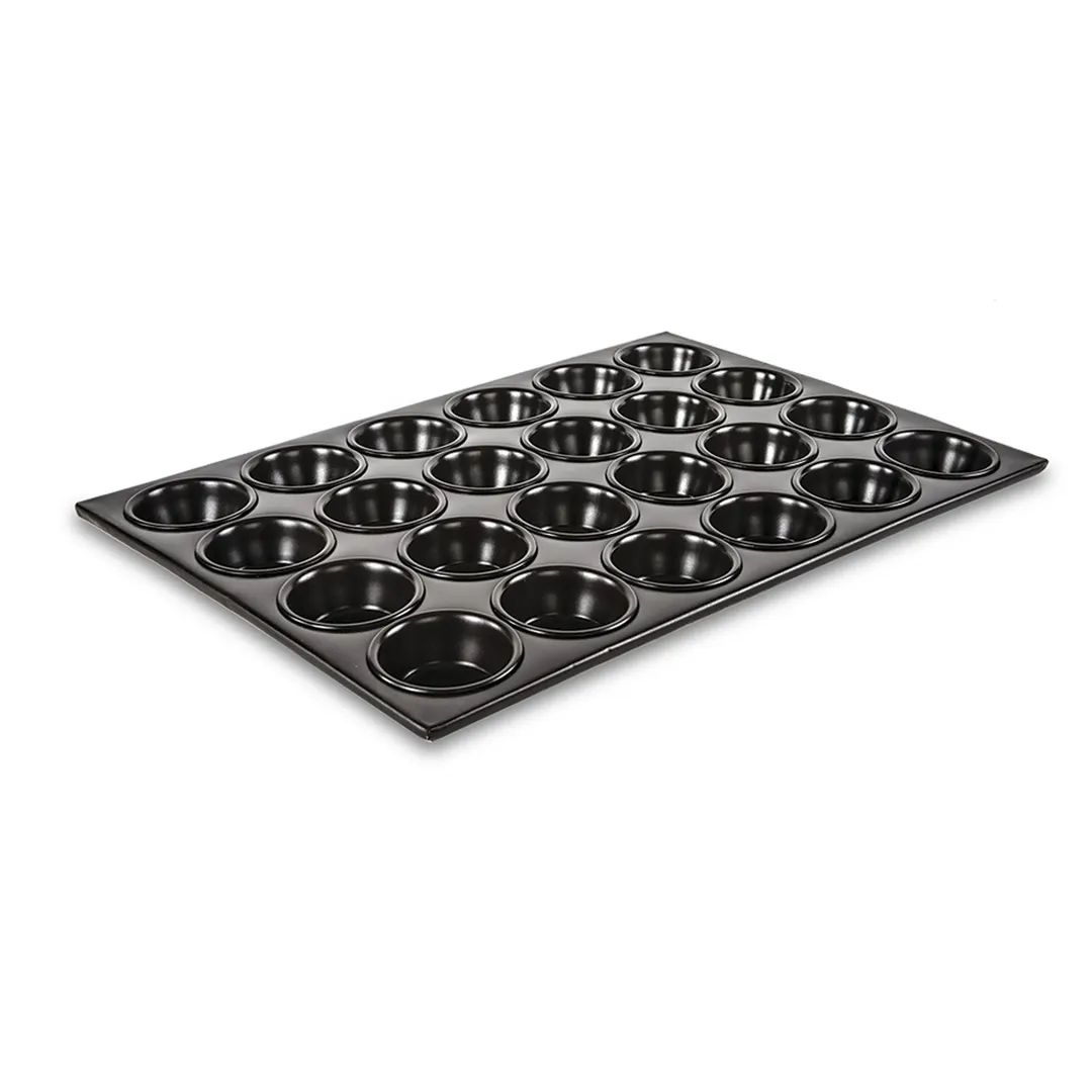 Concasse MCPALMUFNS24 Muffin Pan – 24‑Cup Non‑Stick Aluminum Baking Pan, Coated