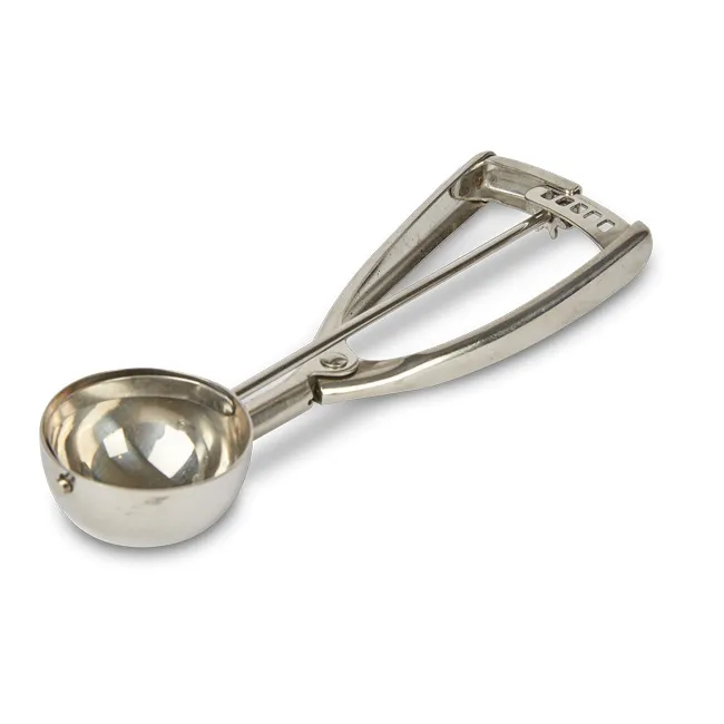 Concasse MCPP12AI - 12" Solid Stainless Steel Portion Control Spoon, 2 Oz, Gray Handle