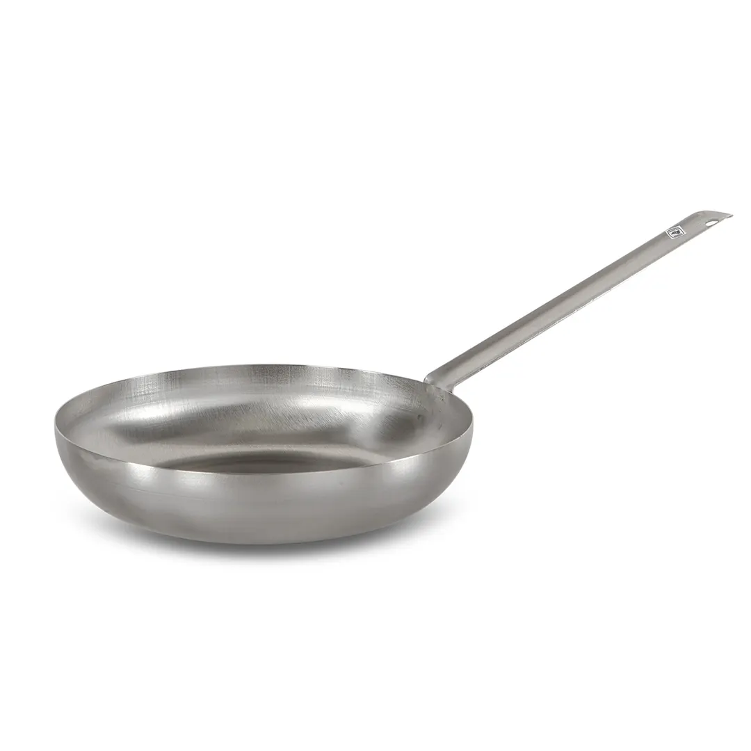 Concasse MCSARTAI26 Stainless Steel Fry Pan, 10" Induction Ready, Riveted Handle