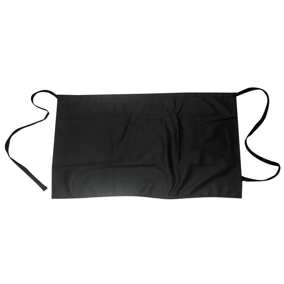 Concasse MCTXDEL7945N Waist Apron, 31" x 18", Durable Black with Bag - 1/Bag
