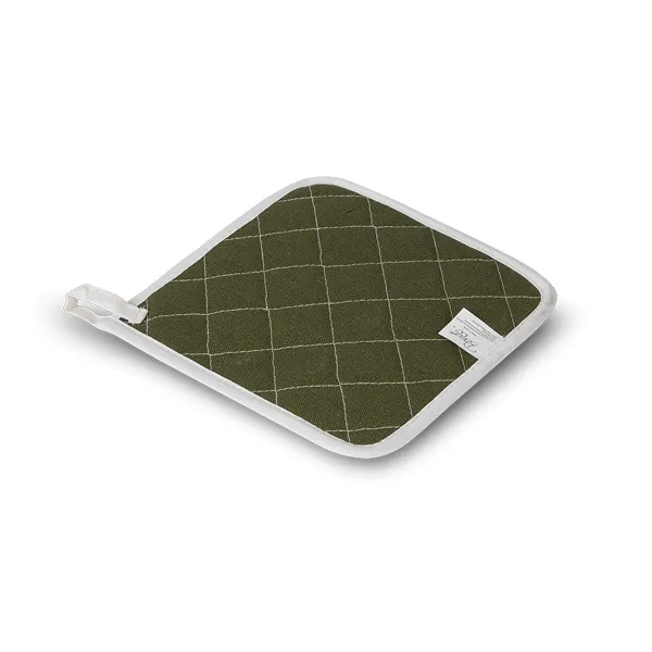 Concasse MCTXFC03 Square Plastic Skillet Holder, 8" x 8", Green, Heat-Resistant to 260°F