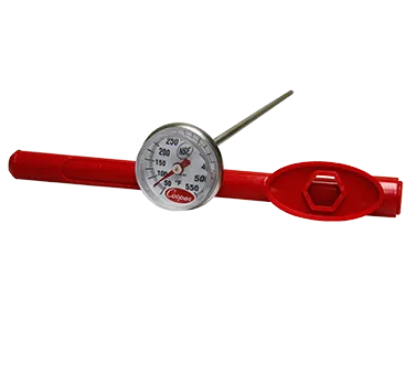 Cooper-Atkins 1246-03-1 Pocket Thermometer, Dial, 5" Stem, 1" Dial, 50-550°F, Bi-Metal, NSF - 36/Case