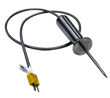 Cooper-Atkins 50101-K Frozen Product Probe, -40° to 400°F, 3" Shaft, 30" Cable, Type K Thermocouple
