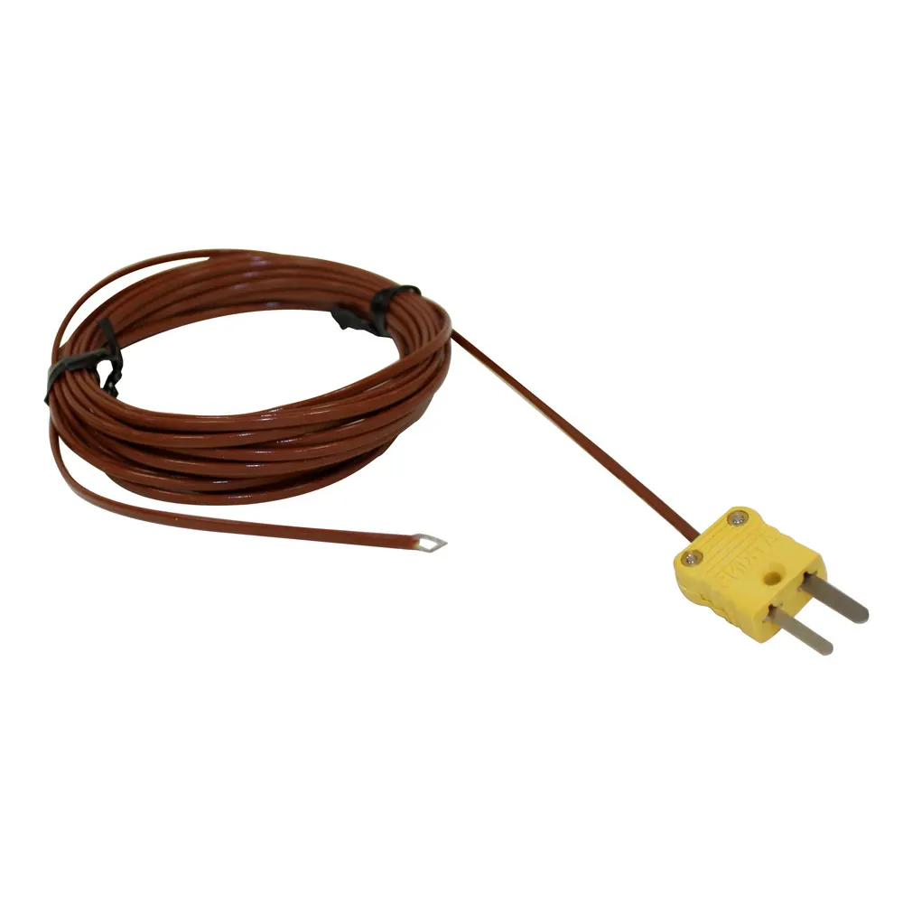 Cooper-Atkins 50416-K Air Probe Bare Tip Thermocouple, 15' Cable, Type K, -328/400°F