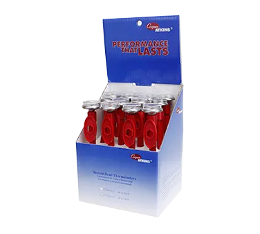 Cooper-Atkins CT220-51-6 Dial Thermometer, 5" Shaft, 1" Dial, 0-220°F, ±2°F, Bi-Metal - 12/Pack