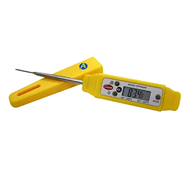 Cooper-Atkins DPP400W-0-8 Pocket Thermometer, -40 To 392°F, 2-3/4" Stem, LCD - 36/Case