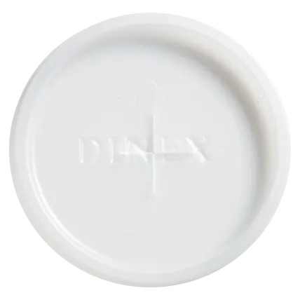 Dinex DX1193ST8714 2-1/4" Cup Lid, Straw Slot, Clear, Fits Cambro 500P, Carlisle 5501/5105 - 1000/Case