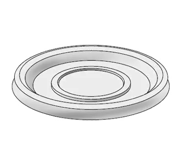 Dinex DX24019000 - Translucent Disposable Cup Lid, Fits Continental/Carlisle 5505 Tumbler, 1500/Case