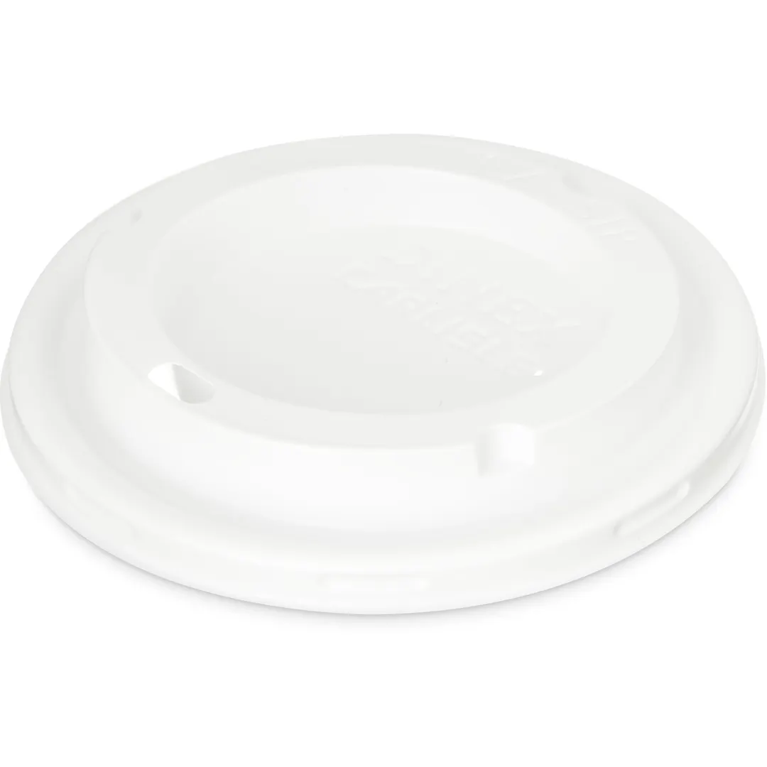 Dinex DX50008775 - Fenwick EZ Sip Lid, Translucent Recyclable Disposable Cup Lid, 36/Case