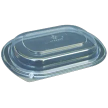 Dinex DXL4000PDCLR Proex Dome Clear Plastic Lid for Medium Entrée Container – Polystyrene – 36/Case