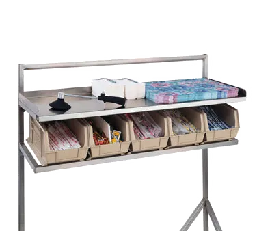 Dinex DXPTMP30-240 TMP Shelf Bin, 14-3/4" x 8-1/4" x 7", Plastic, Long Side 11-15"