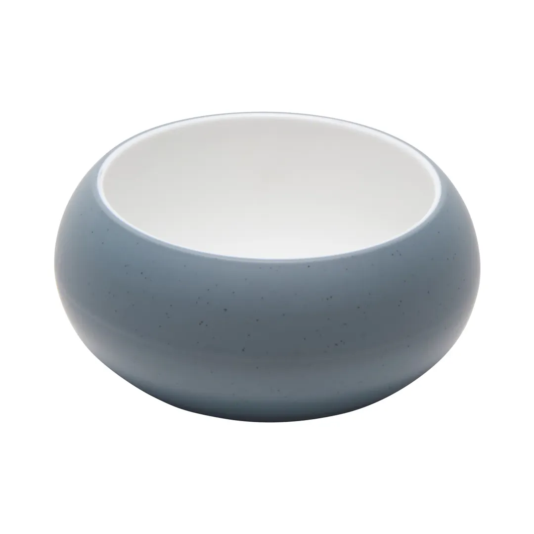 GET 31077-TOH/BL 8oz Round Melamine Bowl, Cheforward Hatch Boullion, Honey/Bluejay, 4.5" Dia.