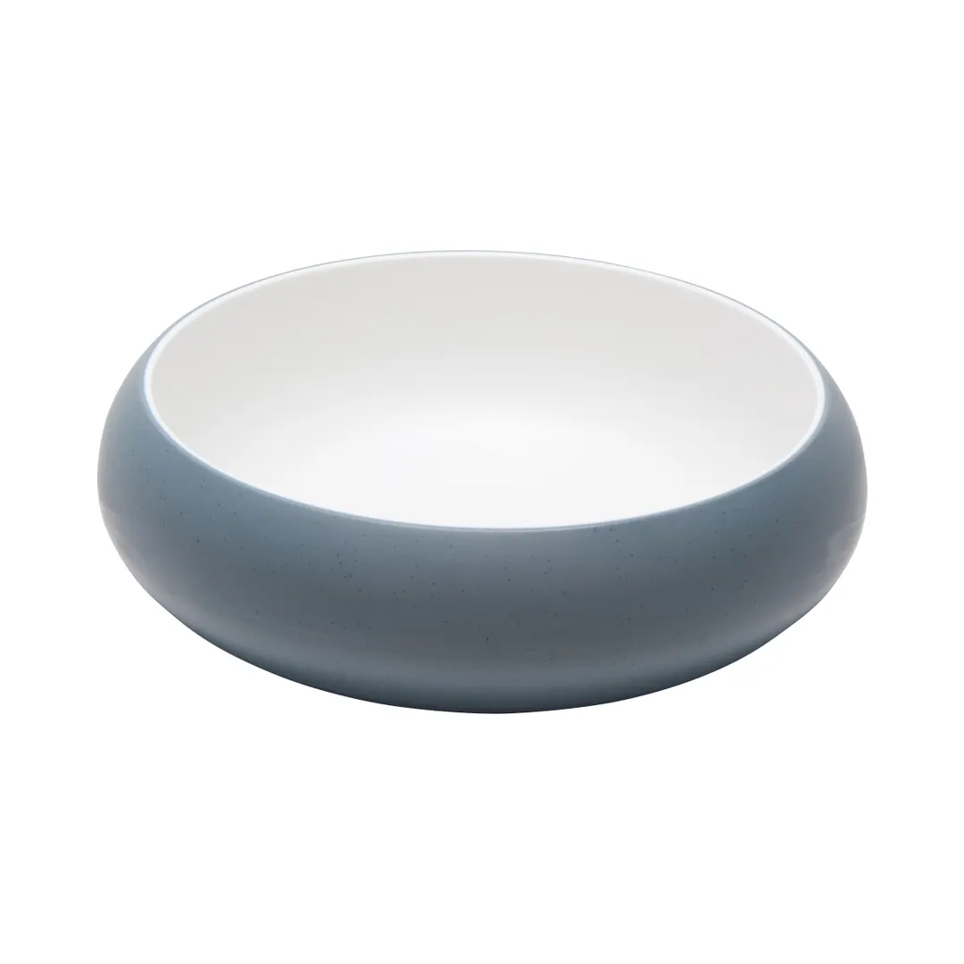 GET 31080-TOH/BL Cheforward Hatch Bowl, 40oz 8.1" Dia., Two-Tone Honey/Bluejay, Melamine, 1-Qt