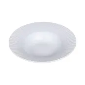 GET B-12-RMM-W - Riva Maris Round 12 oz. White Melamine Bowl, 9.25" Dia., Textured Matte