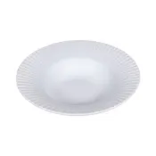 GET B-16-RMM-W - 16oz Riva Maris Textured Matte White Melamine Bowl, 10" Round, 1/2 Qt