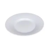 GET B-32-RMM-W 1-qt Riva Maris Melamine Bowl, 10.5" Round, White Matte, Textured Rim